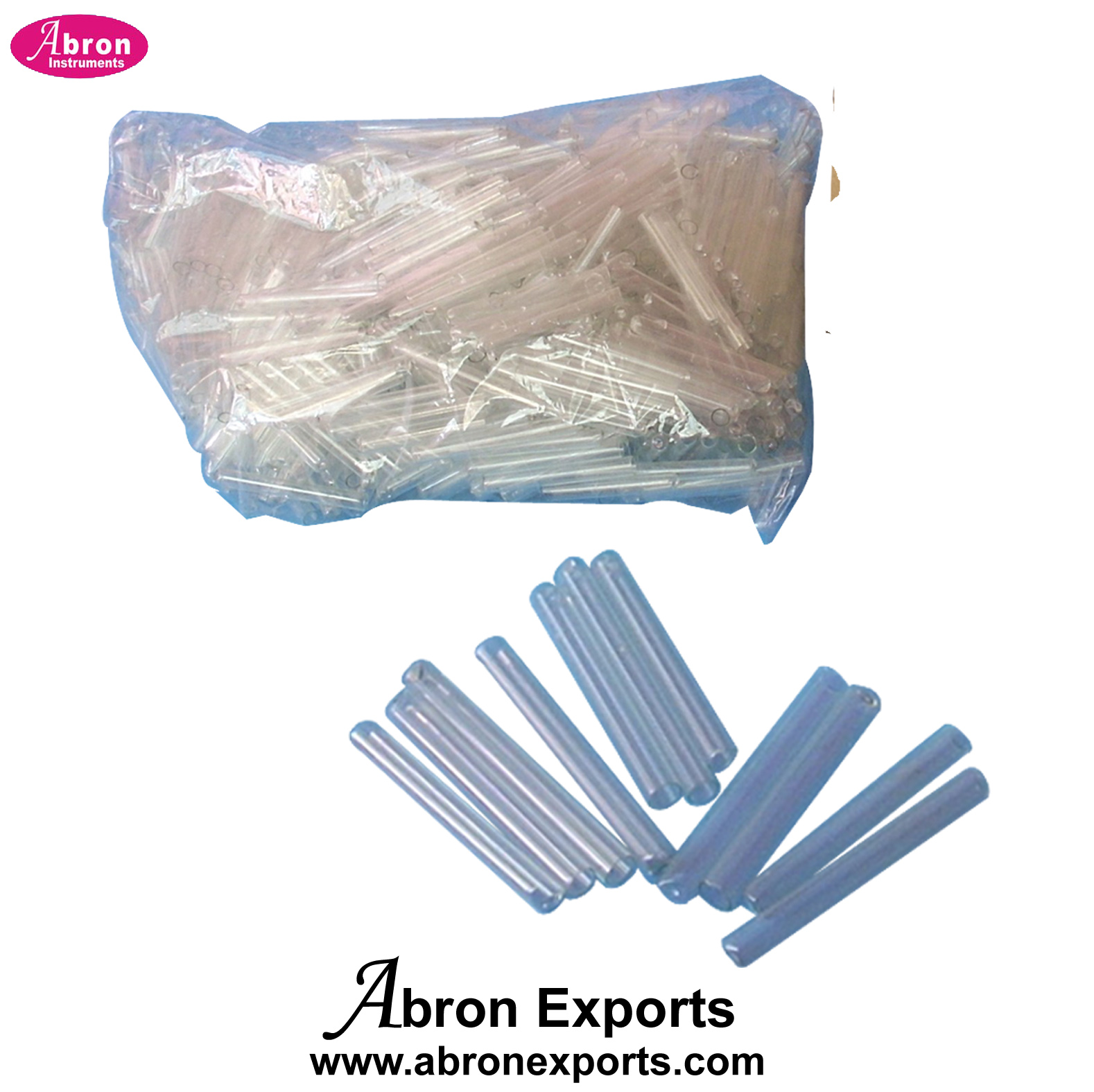 Glass Fusion tube Ignition Combustion tube soft pack of 1gr 100pc Abron AC-610A 